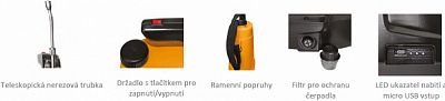 AKU postrekovač VOLPI V.Black Smart - 5L