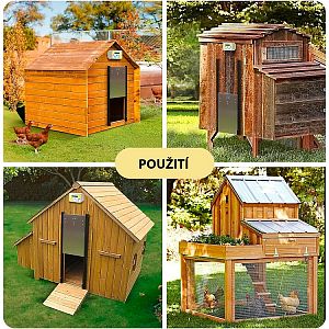 Automatické otváranie a zatváranie kurníka PoultryKIT DUAL EXTRA