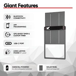 Automatické XXL dvierka kurníka RUN-CHICKEN Giant – svetlozelené