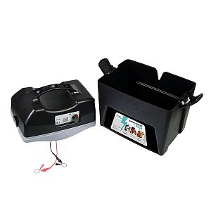 Batéria RF napájací zdroj fencee batéria DUO RF BDX30 s regulátorom + solárny panel 30 W + konzola