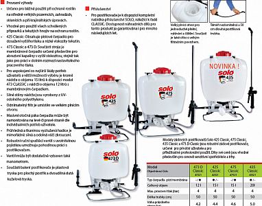 Batohový postrekovač 475 Classic - 15 l