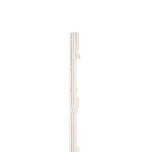 Biely plastový stĺpik pre elektrický ohradník, dĺžka 105 cm