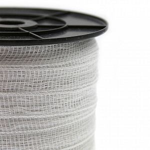 Bílá páska pro elektrický ohradník - detail