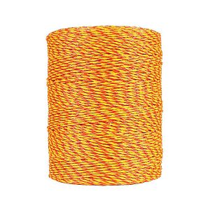Drôt na elektrický ohradník, priemer 2 mm, žltooranžový, 500 m
