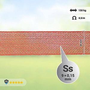 Elektrická páska 40 mm široká, oranžová, dĺžka 200 m