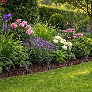 Elektrická tráva s oceľovými vodičmi pre elektrické ohrady – 10 ks