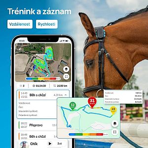 Inteligentný lokátor pre kone fencee EquiGPS Track