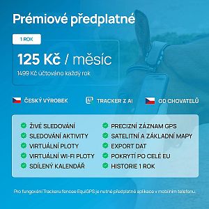 Inteligentný lokátor pre kone fencee EquiGPS Track