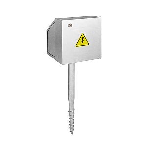 Inteligentný solárny plot na farme - kompletný bezpečnostný box + 7J inteligentný napájací zdroj, brána a monitor