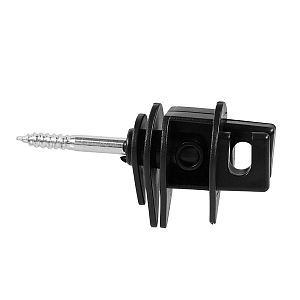 Izolátor lana so skrutkou pre elektrický ohradník pre laná do 7 mm - 10 ks