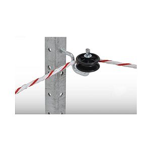 Izolátor pre elektrický ohradník, rohový kruhový, pre drôt a lano, závit M6