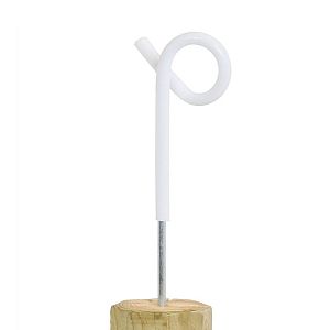 Izolátor so skrutkou pre prednastavený elektrický ohradník, dĺžka 25 cm, očko ø 7 mm, PIGTAIL