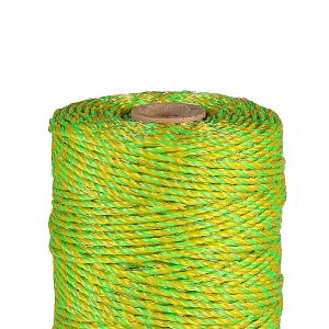 Kábel pre elektrický ohradník, priemer 2,5 mm, žltozelený neón, dĺžka 200 m