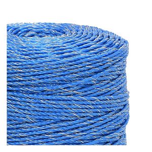 Kábel pre elektrický ohradník, priemer 3 mm, modrý, dĺžka 400 m