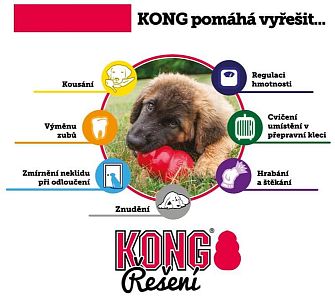 KONG Extreme granát pre psov, čierny