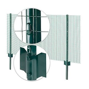 Kovový plotový stĺpik U 107 cm
