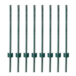 Kovový plotový stĺpik U 107 cm
