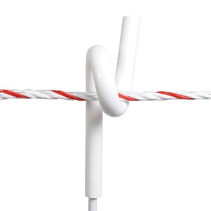 Kovový stĺpik so skrúteným izolátorom, dĺžka 120 cm, PIGTAIL