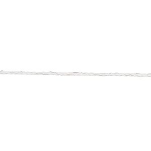 Lanko pro elektrický ohradník, průměr 2,5 mm, bílé, délka 250 m