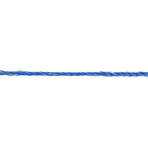 Lanko pro elektrický ohradník, průměr 3 mm, modré, délka 1000 m, 0,17 Ω/m