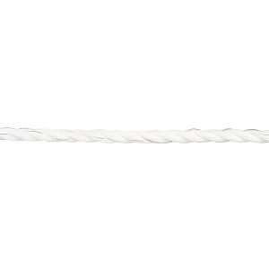 Lano pre elektrický ohradník, priemer 5 mm, biele, dĺžka 200 m