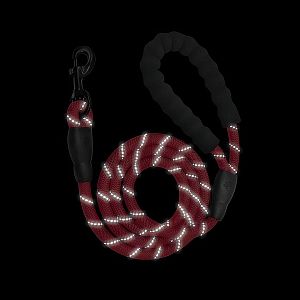 Lanové vodítko pre psov s reflexným prúžkom, dĺžka 1,2 m, šírka 12 mm