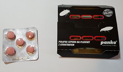 Lepová monitorovacia pasca na ploštice s atraktantom (5 ks)