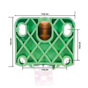 Misková napájačka s potrubným ventilom, plastová