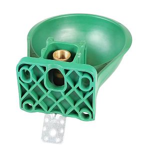 Misková napájačka s potrubným ventilom, plastová