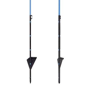 Modrá náhradná tyč zo sklenených vlákien pre elektrický ohradník - 90 cm