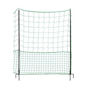 Nevodivá zelená ohradová sieť s bránou pre hydinu, dĺžka 50 m, výška 112 cm