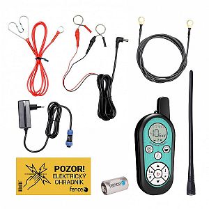 Obsah balenia generátora fencee power DUO RF DPX s diaľkovým ovládaním