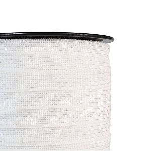 Páska na elektrický ohradník, šírka 20 mm, biela, dĺžka 200 m
