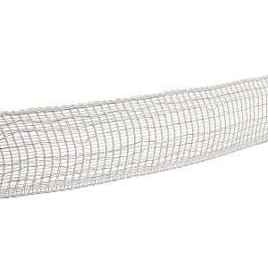 Páska na elektrický ohradník, šírka 40 mm, biela, dĺžka 200 m - detail drôtu
