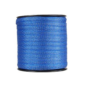Páska pro elektrický ohradník, šířka 10 mm, modrá, délka 200 m