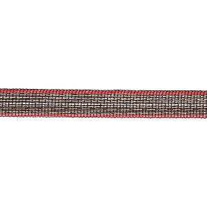 Páska pro elektrický ohradník, šířka 20 mm, hnědo-červená, délka 200 m