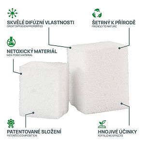 Patentovaný vzor nosiče pachového ohradníku jsou šetrné k přírodě a jsou netoxické