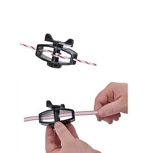Plastový napínač pre laná do 2,5 mm a tiež pre pásky do šírky 10 mm
