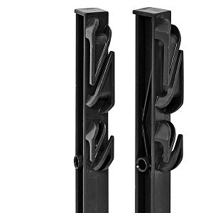 Plastový sloupek pro elektrický ohradník, délka 156 cm, 11 oček, černý