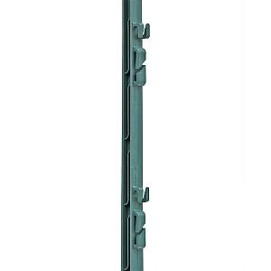 Plastový stĺpik pre elektrický ohradník, dĺžka 150 cm, 14 očiek, zelený