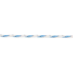 Pletené lanko pro elektrický ohradník, průměr 3 mm, bílo-modré, délka 200 m