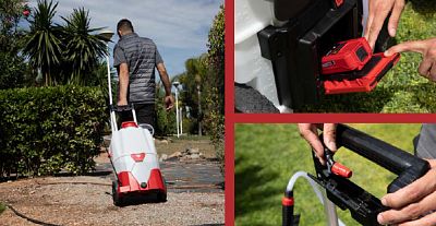 Pojazdný akumulátorový postrekovač Pulmic Pegasus 35