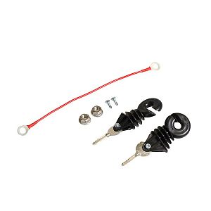 Prémiová súprava solárneho plotu - Kompletná bezpečnostná skrinka + inteligentný napájací zdroj 5J LTE, 100 W panel