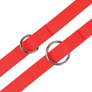 Prepínateľné vodítko pre psa PVC, 2 m, čierna / červená