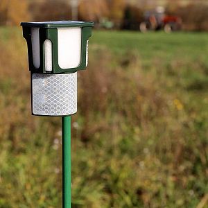 Sada pachový ohrada okolo ciest a diaľnic – adaptér s nosičom pachového ohrady 80 ks + sklolaminátový stĺpik 80 ks