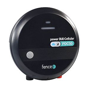 Sada pre elektrický ohradník s modrou sieťou 120 cm proti vlkom + napájací zdroj DUO LTE s 5 J