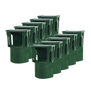 Sada pre pachový ohrada – PROFI držiaky s nosiče pachového ohrada BIO10-PO, sklolaminátové stĺpiky – 10 ks