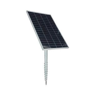 Solárny panel 200 W na držiaku so zemnou skrutkou
