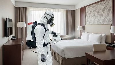 SOLO eFog 480 bezdrôtový ULV odvlhčovač/odhmlievač do batohu