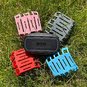 Spona pre DOG GPS ultra, červená + modrá + ružová – 3 ks